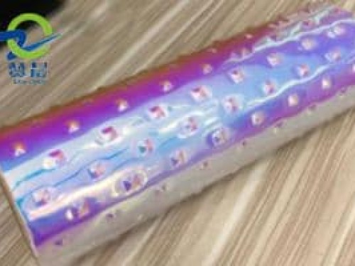 TPU压纹薄膜  铆钉纹幻彩膜 tpu幻彩膜 彩虹膜 镭射膜 各种纹路可定制