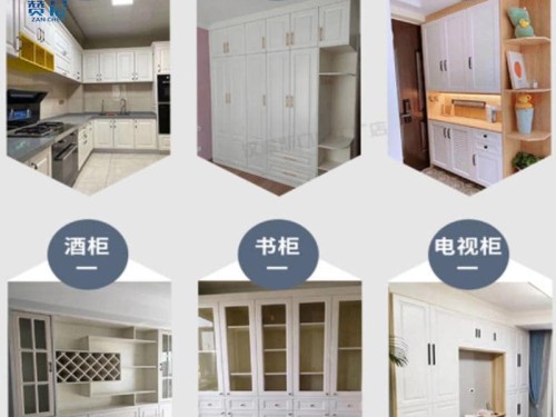 赞晨-吸塑门板胶膜厨柜整体灶台柜装修柜子一次成型工厂直销