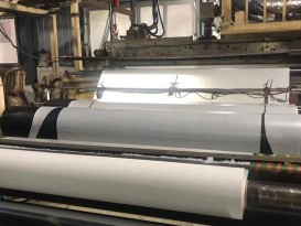 乳白色复合棉料膜 羽绒服内胆复膜乳白色
