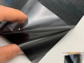 tpu黑膜赞晨TPU离型膜黑色薄膜复pet/OPP 贴合布料防水拉链 服装等厚0.03mm