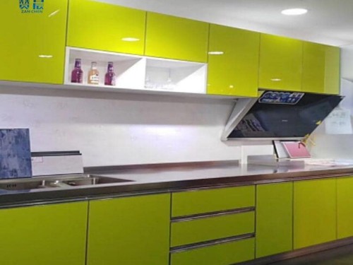 赞晨免喷吸塑胶膜开放式厨柜灶台柜TPU
