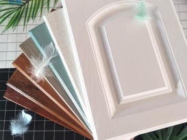 吸塑免喷胶膜耐撕环保粘性强现代简约厨房装饰
